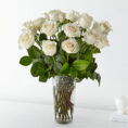 Long Stem White Roses