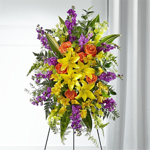 Thoughtful Prayers Standing Spray-S175 Thoughtful Prayers Standing Spray-S175